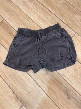 Splendid Charcoal Drawstring Athletic Shorts